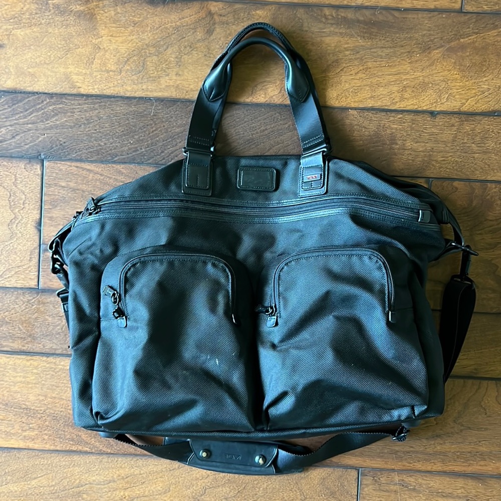 TUMI, Alpha Kessler XL Mens Carry On Black 22353DH